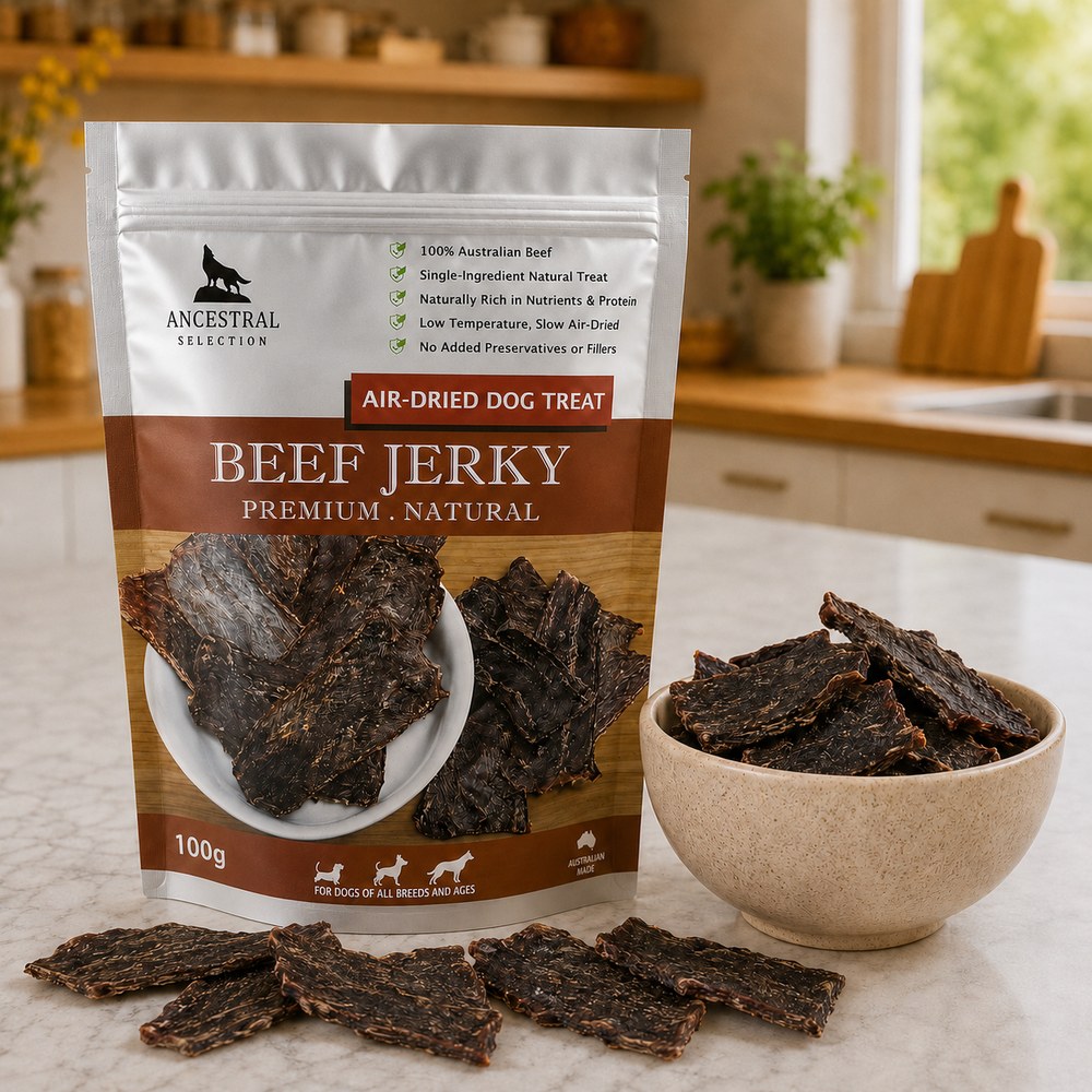 Beef Jerky Premium Dog Treats 100g