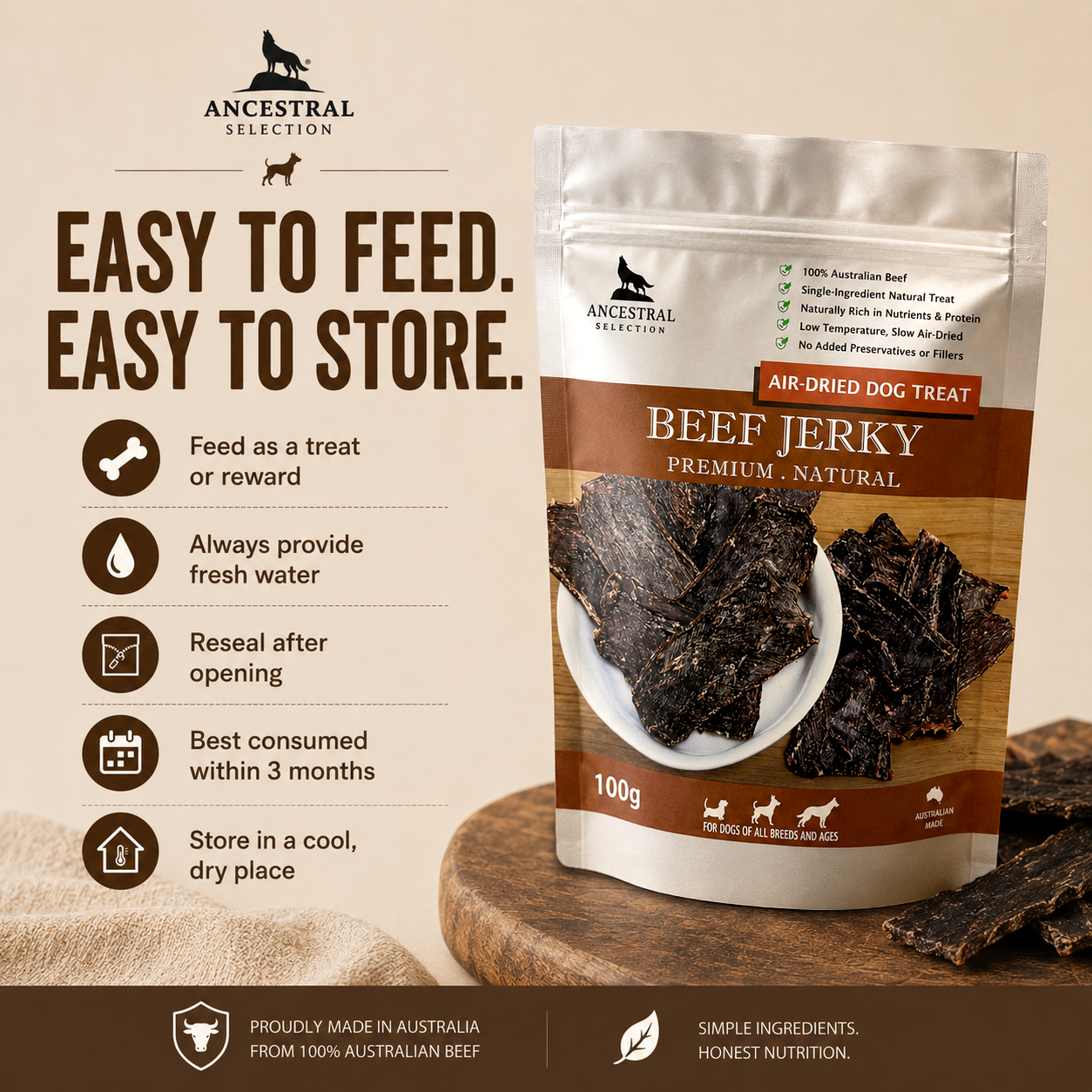 Easy to feed, easy to store — feeding and storage tips