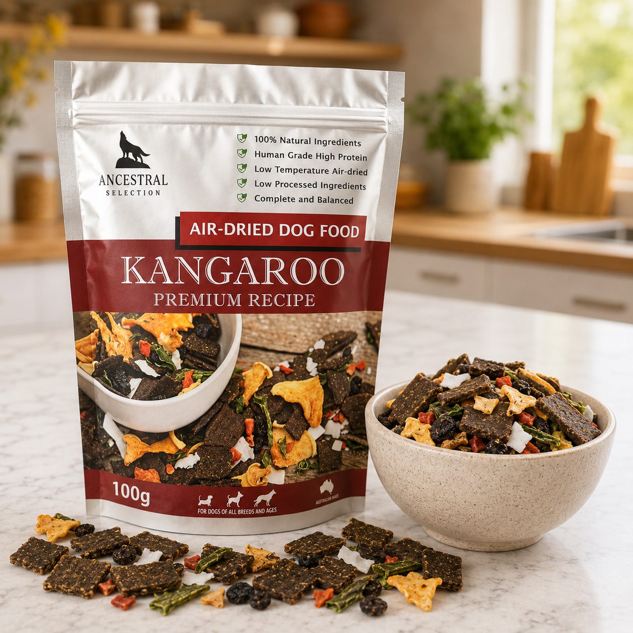 Kangaroo Ancestral Premium Recipe air-dried dog food